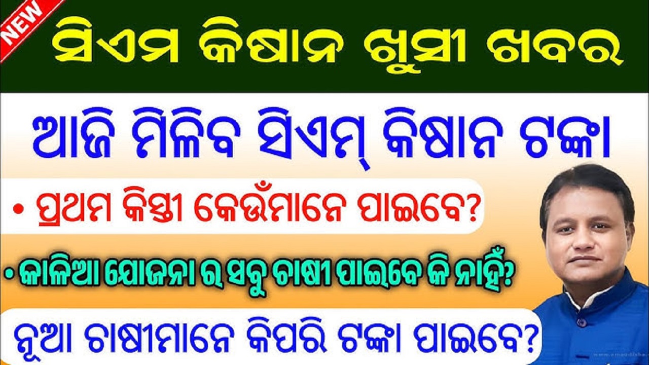 CM Kisan Yojana Odisha Status Check